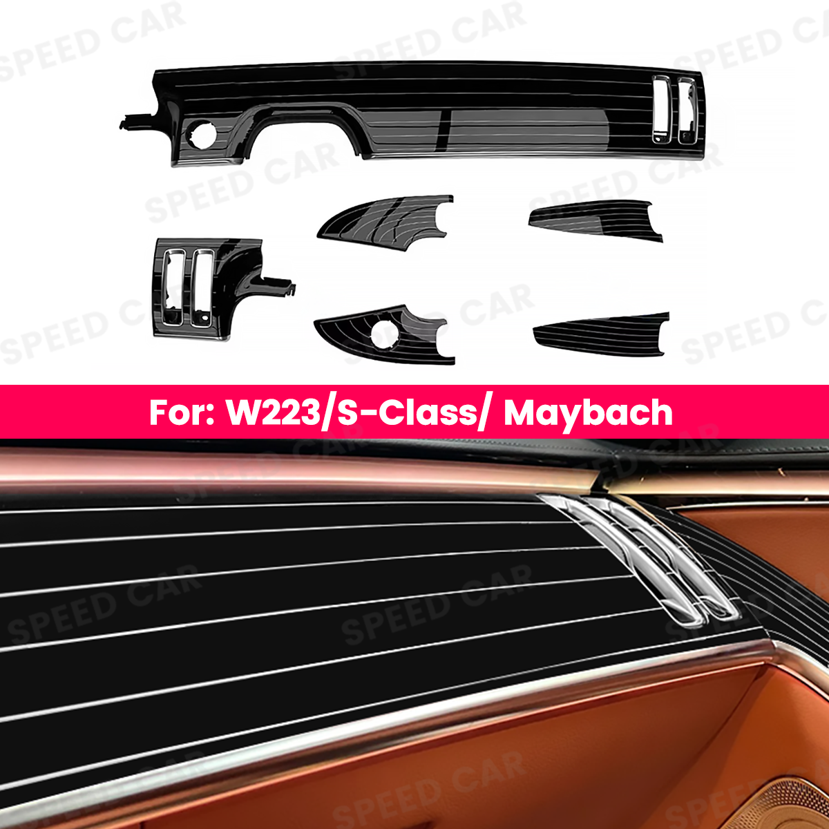 Interior Design News - Car Interior Decorative Panel Piano Style