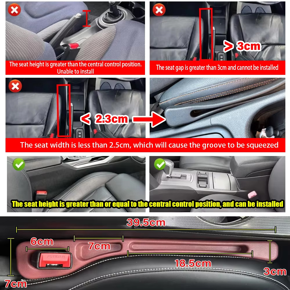 2pcs Car Seat Gap Filler, Dual – Interior Design Course Bewertung und Preis