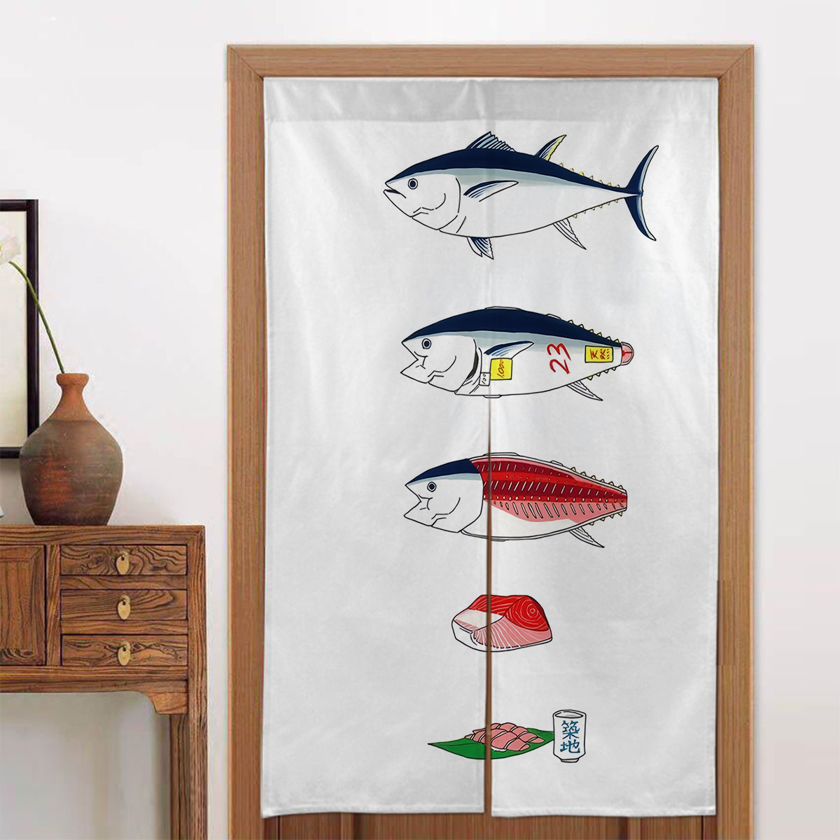 1pc Japanese Door Curtain, Jap – Interior Design Elements Bewertung und Preis