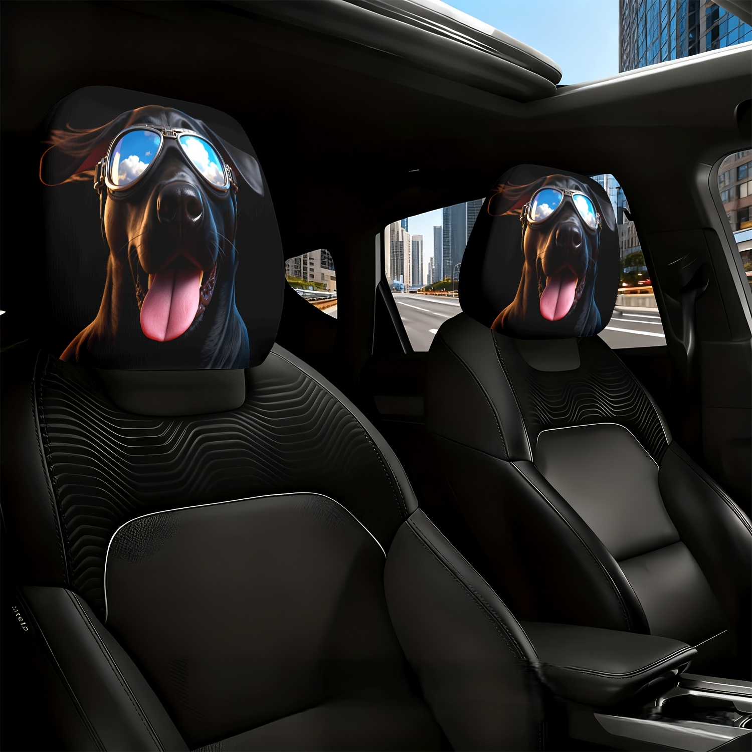 2pcs Car Headrest Cover Dog Gl – Interior Design Course Bewertung und Preis