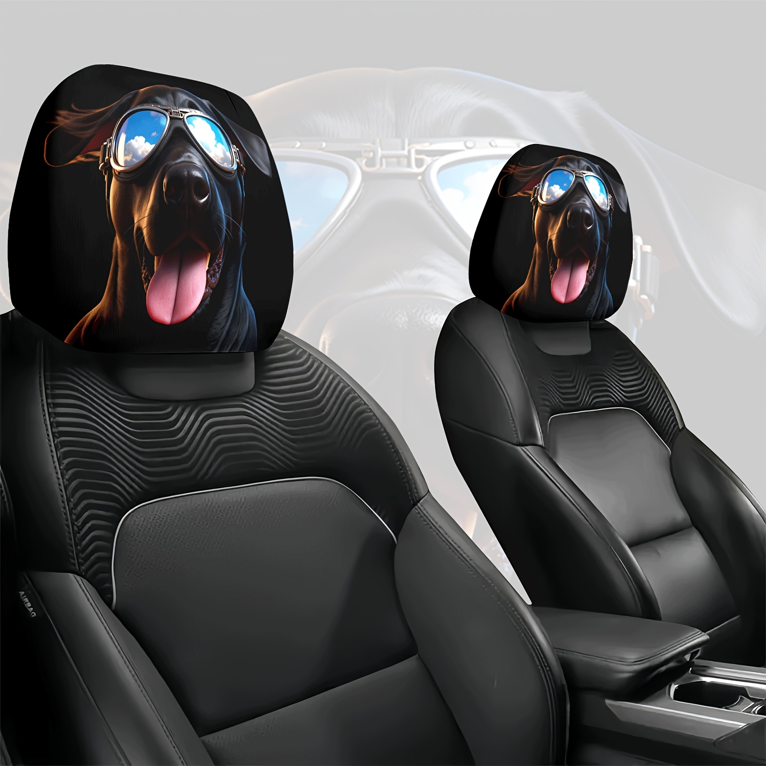 2pcs Car Headrest Cover Dog Gl – Interior Design Course Bewertung und Preis