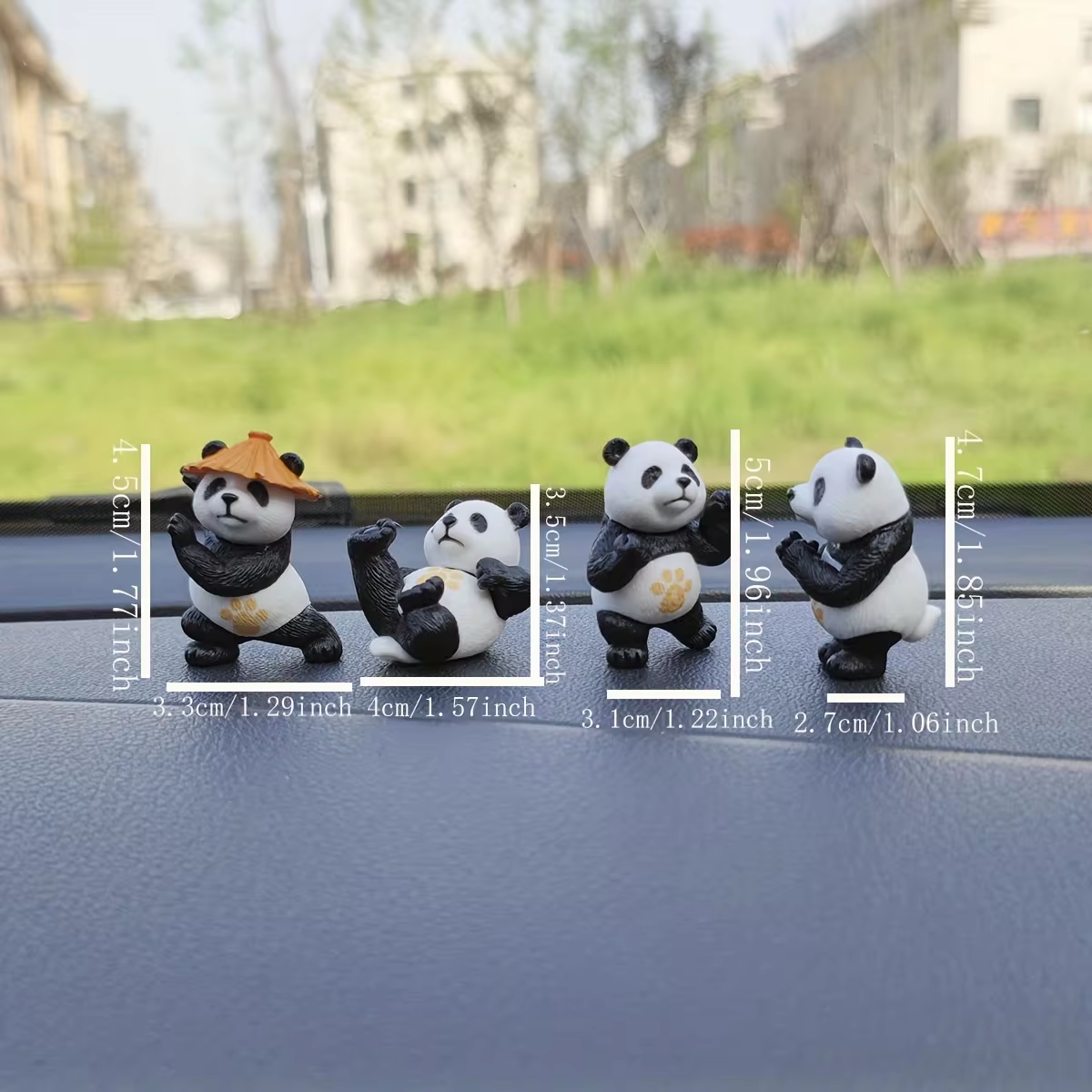 4pcs/set Panda Design Car Orna – Interior Design Course Bewertung und Preis