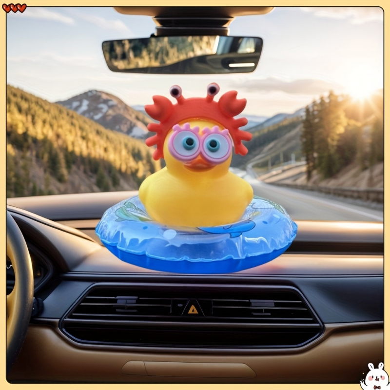 1pc Cute Duck Design Car Acces – Interior Design Course Bewertung und Preis