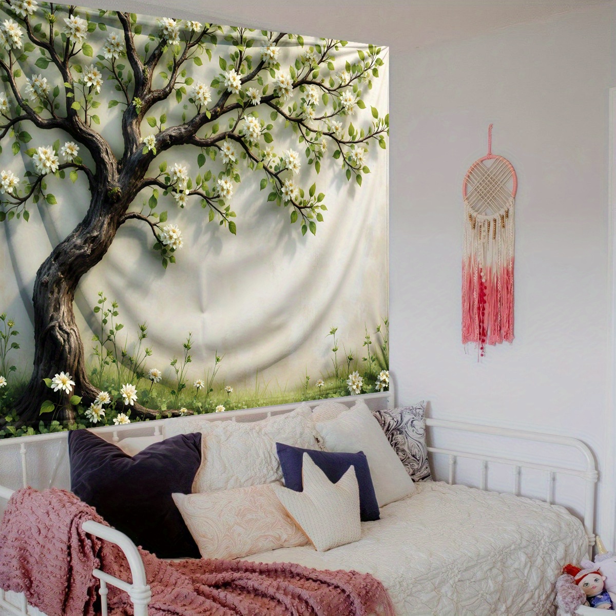 3D Blossoming Tree Wall Mural  – Interior Design Zen Style Bewertung und Preis