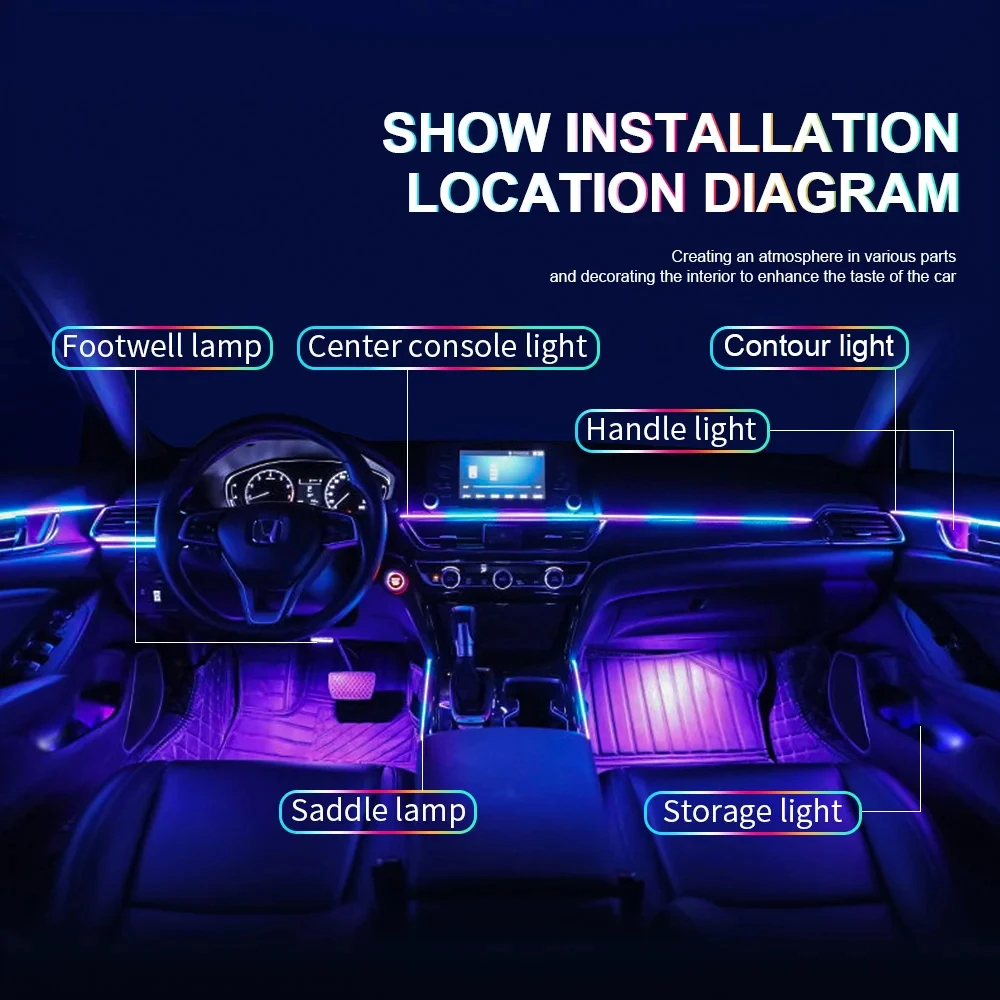 6 in 1 Exclusive Car LED Inter – Interior Design Visualizer Bewertung und Preis