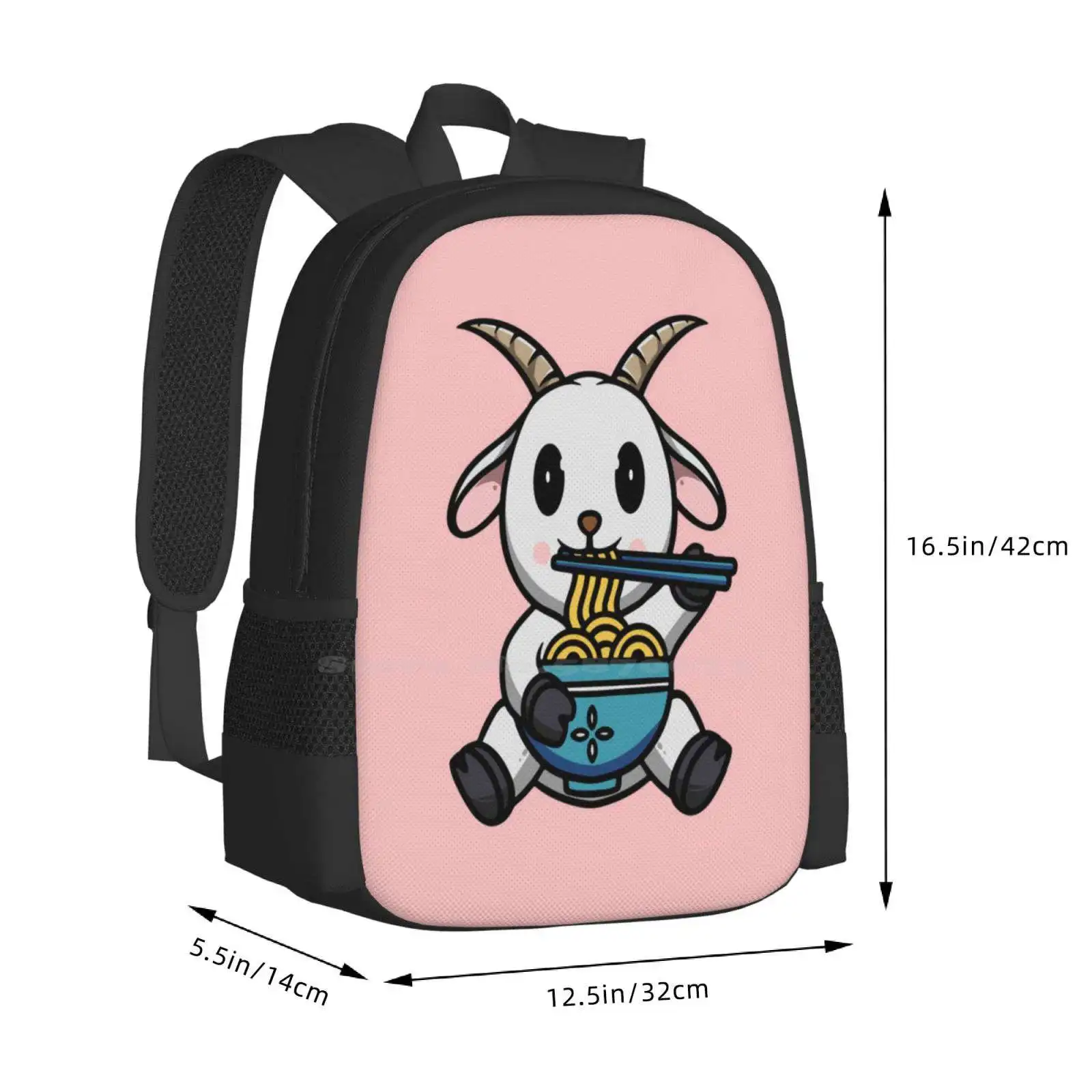 Cute Goat Eating Ramen Hot Sal – Interior Design Illustration Bewertung und Preis