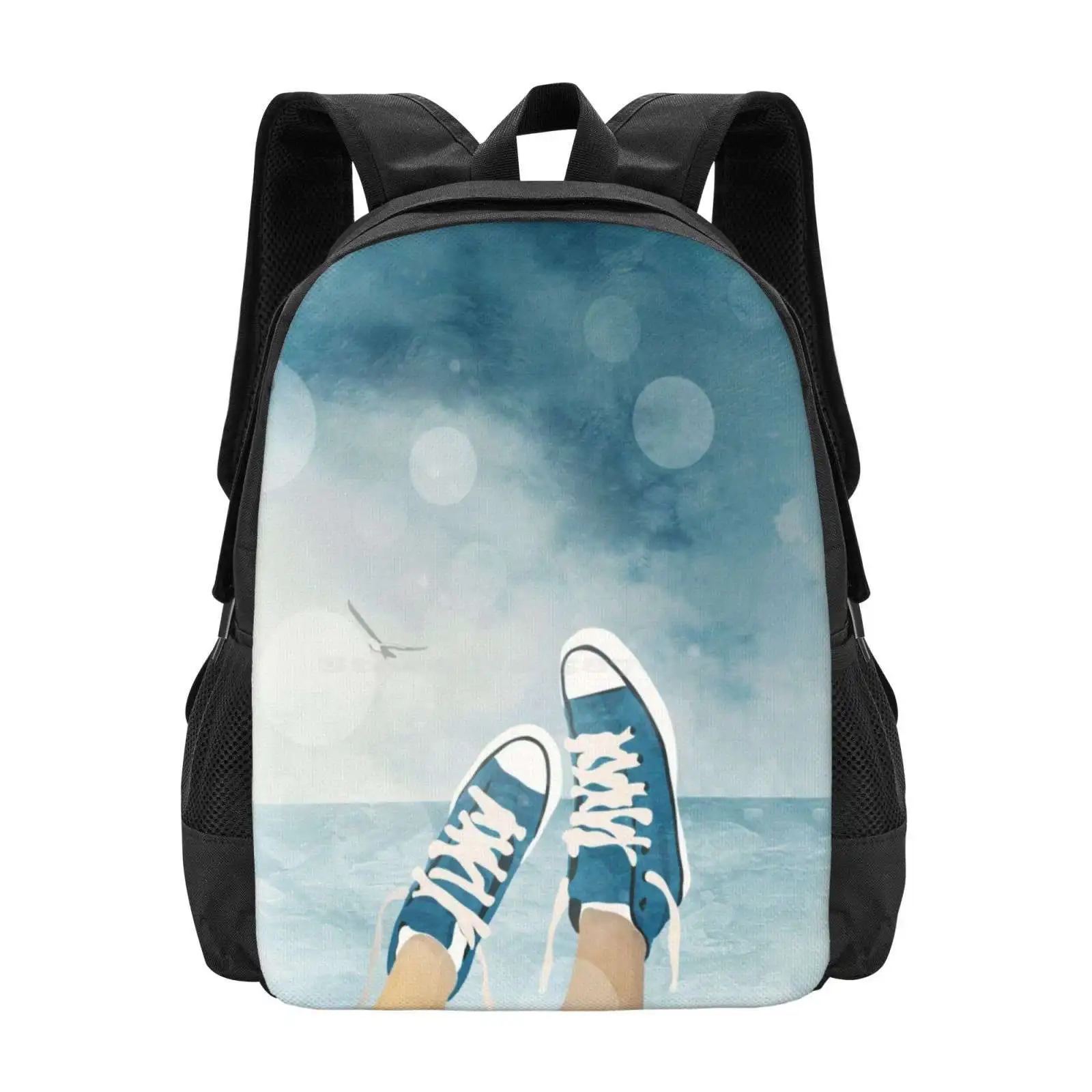 Blue Hot Sale Backpack Fashion – Interior Design Illustration Bewertung und Preis