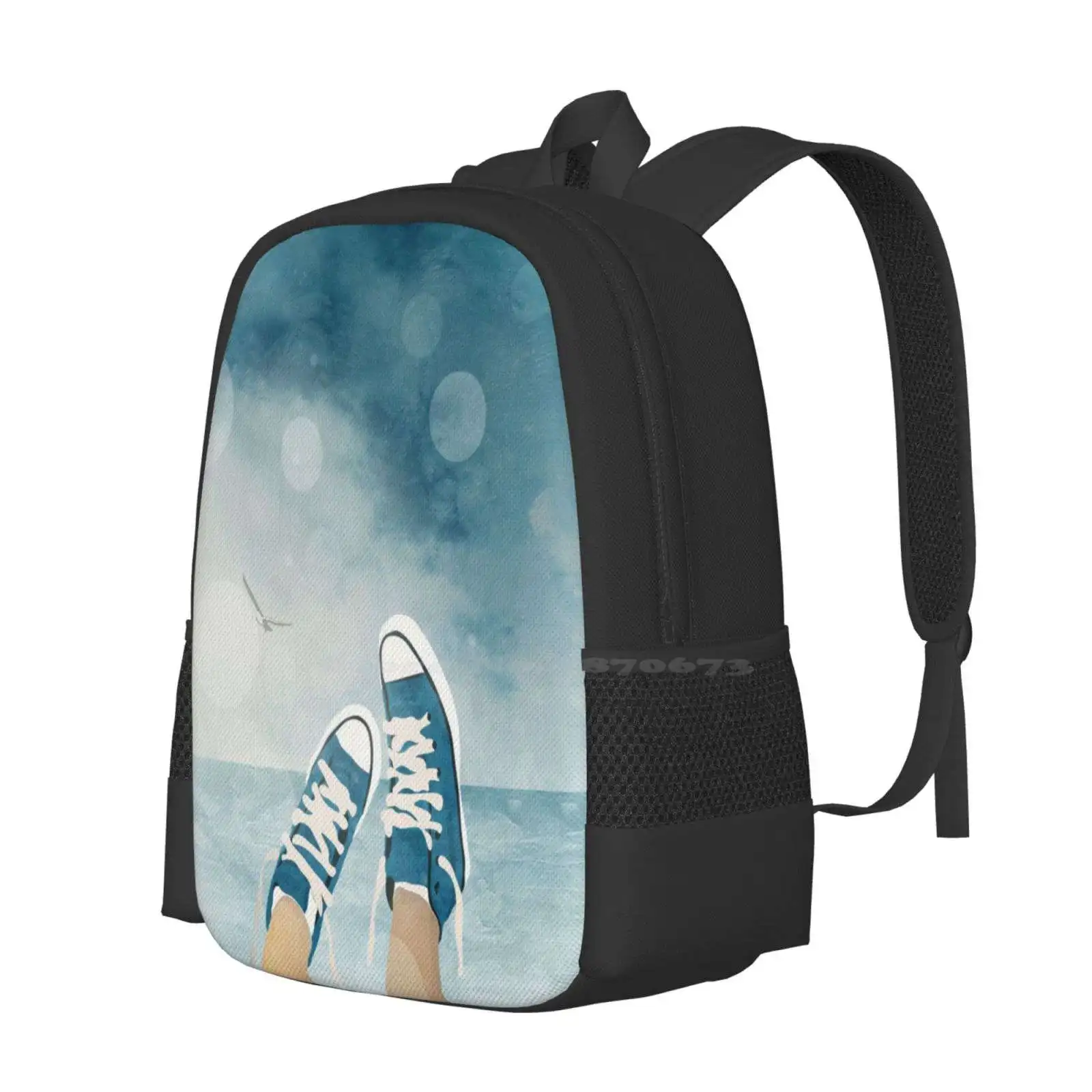 Blue Hot Sale Backpack Fashion – Interior Design Illustration Bewertung und Preis