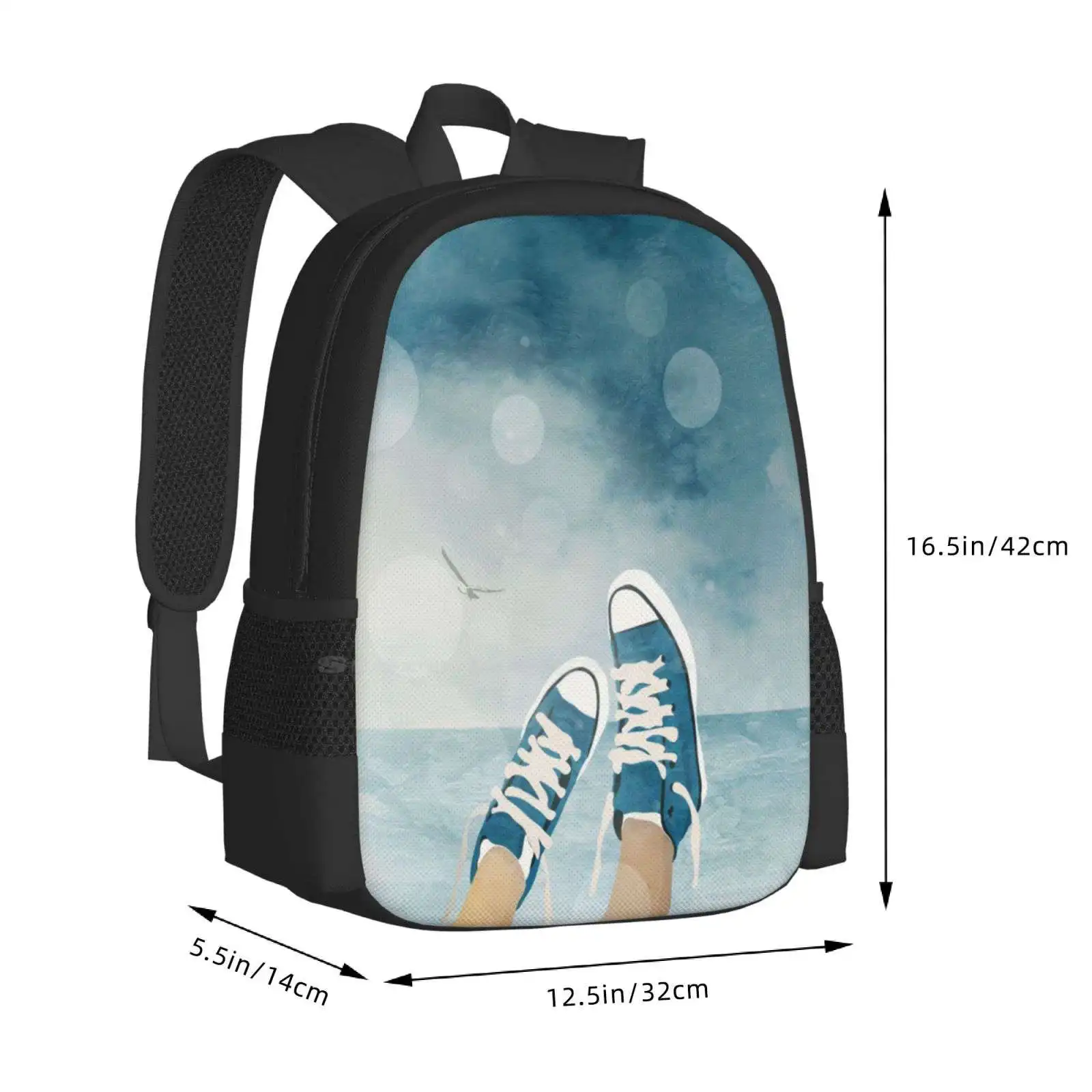 Blue Hot Sale Backpack Fashion – Interior Design Illustration Bewertung und Preis